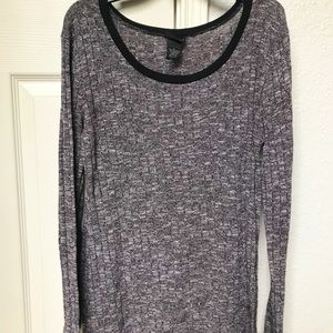 Rue 21 heather gray top
